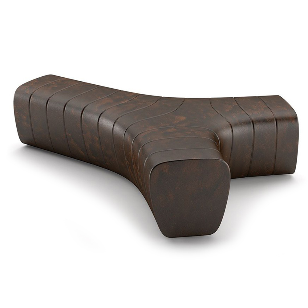 Banco Jetlag de Plust Collection ideal exterior. Mobiliario original.