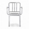 Mecedora brazos Heritage de Emeco. Mecedora aluminio