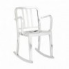 Mecedora brazos Heritage de Emeco. Mecedora aluminio