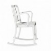 Mecedora brazos Heritage de Emeco. Mecedora aluminio