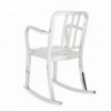 Mecedora brazos Heritage de Emeco. Mecedora aluminio