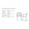 Mecedora brazos Heritage de Emeco. Mecedora aluminio