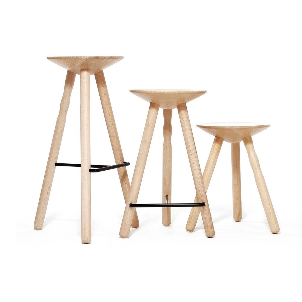 Taburete Taburete Luco de Mobles 114. Diseño moderno de taburete para interiores.
