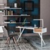 Escritorio Batik de Cattelan Italia. Muebles modernos italianos. Escritorios modernos.