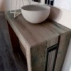 Mesa/consola A4 de Ozzio design. Consola transformables a mesa.