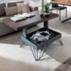 Mesa elevable Radius de Ozzio. Mobiliario de diseño.