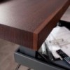 Mesa elevable Radius de Ozzio. Mobiliario de diseño.
