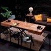 Mesa transformable Box legno de Ozzio design. Sillas y mesas transformables.