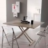 Mesa transformable Mondial CR de Ozzio design. Sillas y mesas transformables.
