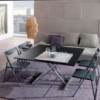 Mesa transformable Mondial CR de Ozzio design. Sillas y mesas transformables.