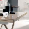 Mesa transformable Mondial CR de Ozzio design. Sillas y mesas transformables.