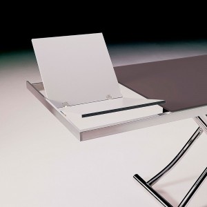 Mesa transformable Planet de Ozzio design. Sillas y mesas transformables.