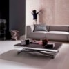 Mesa transformable Planet de Ozzio design. Sillas y mesas transformables.