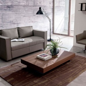 Mesa transformable Newood de Ozzio design. Sillas y mesas transformables.