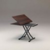 Mesa transformable Sydney de Ozzio design. Sillas y mesas transformables.