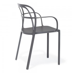 Sillón Intrigo 3715 de Pedrali. Sillones de diseño. Sillones de aluminio de jardín.