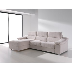 Sofá cama 2 plazas + Chaise Longue Londres. Es Interiorismo
