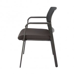 Silla confidente de acero Miró C de Sidiz. Sillas para oficinas y despachos.