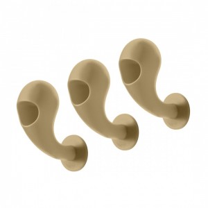 Pack 3 Perchas Mini Crazy Head de Myyour. Mueble de exterior.
